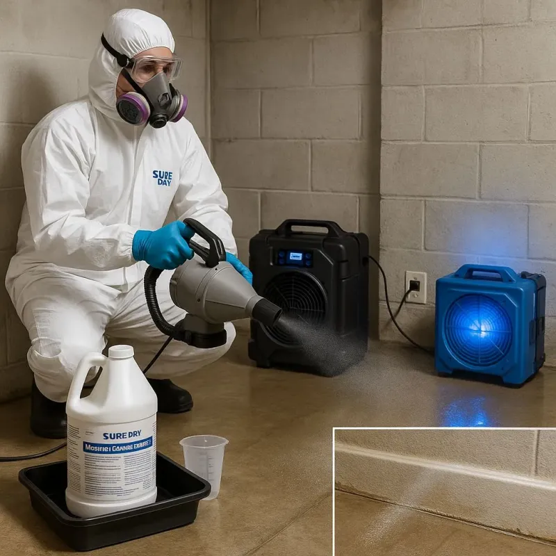 Sanitization and Odor Removal process in Stanleytown, VA